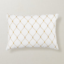 Mesh Decor Accent Pillow
