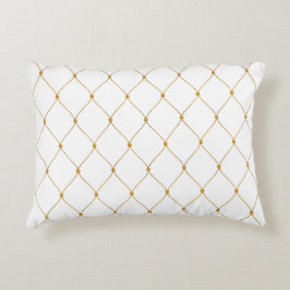 Mesh Decor Accent Pillow Dekokissen