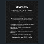 Mesh-Grafik, Grafik-Designer-Werbung Flyer<br><div class="desc">Mesh Graphic, Grafik Designer Werbung Flyer durch den Business Card Store.</div>