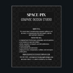 Mesh-Grafik, Grafik-Designer-Werbung Flyer<br><div class="desc">Mesh Graphic,  Grafik Designer Werbung Flyer durch den Business Card Store.</div>