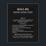 Mesh-Grafik, Grafik-Designer-Werbung Flyer<br><div class="desc">Mesh Graphic,  Grafik Designer Werbung Flyer durch den Business Card Store.</div>