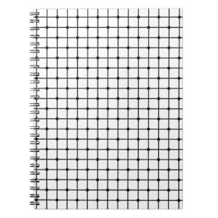 Mesh Muster monochrome geometrische Notizblock