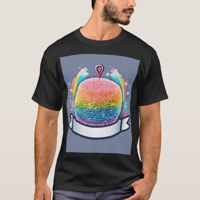 Mesh Pouf Sponge T-Shirt (Vorderseite)