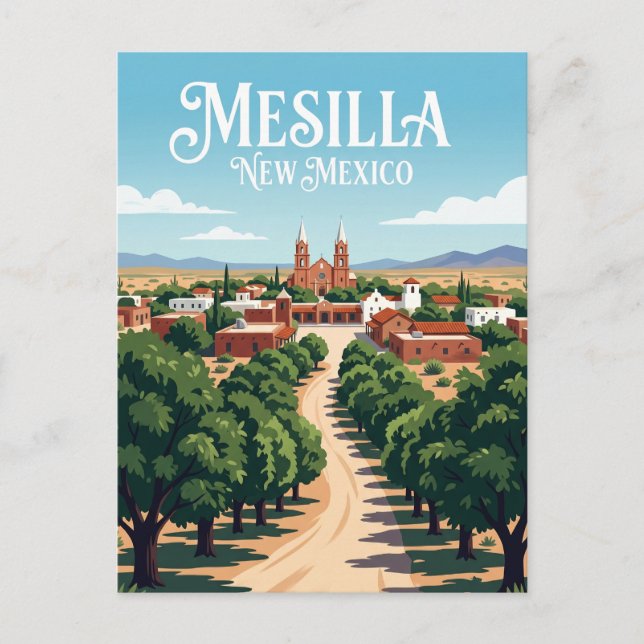 Mesilla USA Postkarte (Vorderseite)
