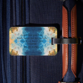 MESMERIISIERUNG DER OZEANWASCHEN LUGGAGE TAG GEPÄCKANHÄNGER