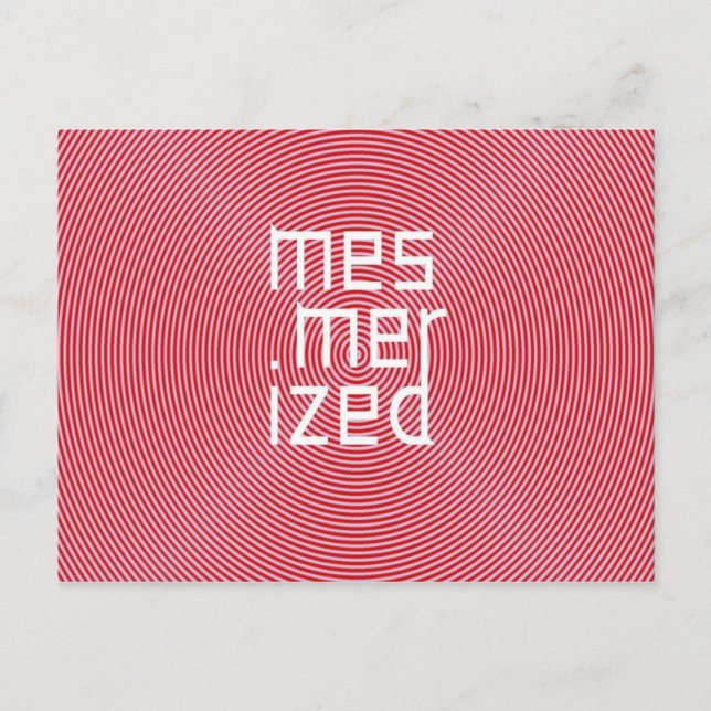 mesmerisiert postkarte (Vorderseite)