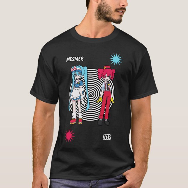 Mesmerizer Vocaloid Song Design T-Shirt (Vorderseite)