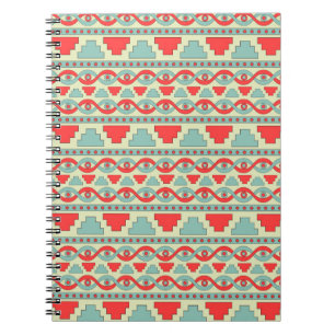 Mesopotamian Stamm: Nahtloses ethnisches Design. Notizblock