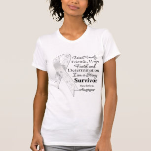 Mesotheliom-Stützstarker Überlebender T-Shirt