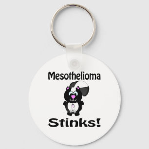 Mesothelioma Stinks Skunk Awareness Design Schlüsselanhänger