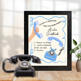 Message audio du livre d'or Doodle signe lunatique