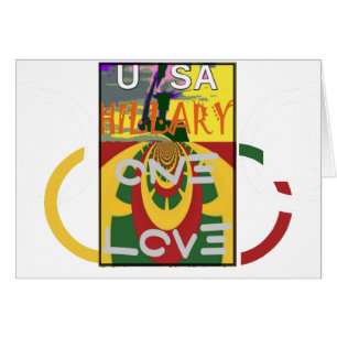 Message d'amour dans les couleurs de Rasta Imprime