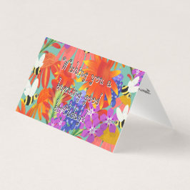 Message de bienvenue Card_Editable_BuzzAmongBlooms