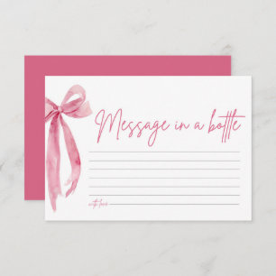 Message De Bow Rose Vive Dans Une Carte De Jeu À B