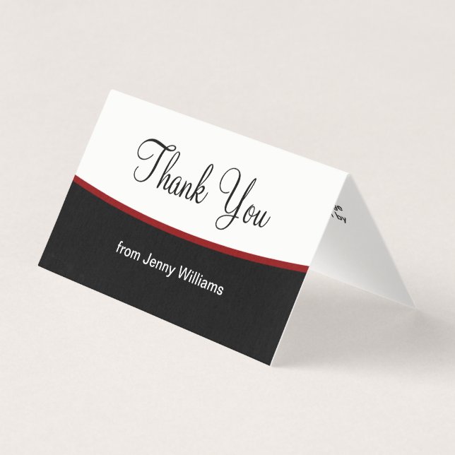 Message de Merci classique (Front)