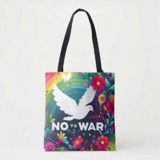 Message de paix : La colombe sur le Sac fourre-tou