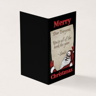Message de Père Noël - Nice Version Cartes de Noël