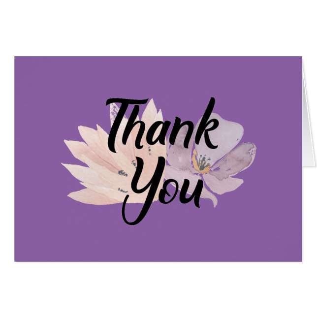 Message personnel Merci (Devant horizontal)