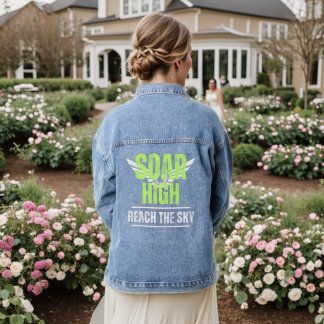 Message positif Soar High Women's Denim Jacket