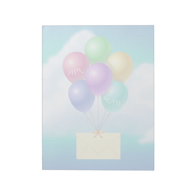 Messagerie aérienne - Bloc-notes de 11 po x 8,5 po (Tourné)