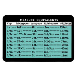 Messäquivalente MCM Aqua Kühlschrank Magnet