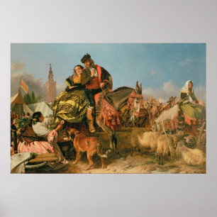 Messe bei Sevilla Poster