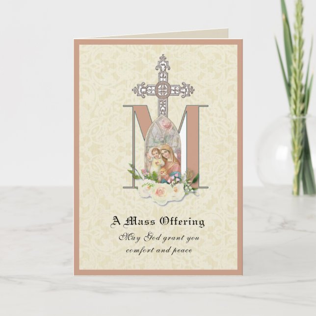 Messe de la sympathie catholique offrant la carte  (Devant)