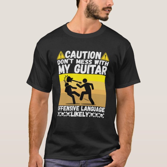 Messe dich nicht mit meiner Gitarre Best Electric  T-Shirt (Vorderseite)