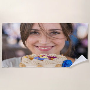 Messe-Kochwettbewerb-Foto-Anpassung Strandtuch
