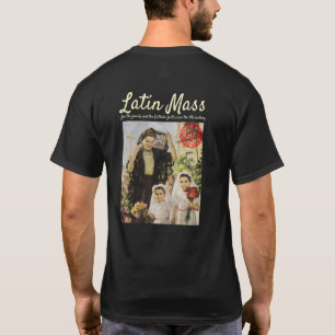 Messe latine pour le T-shirt familial
