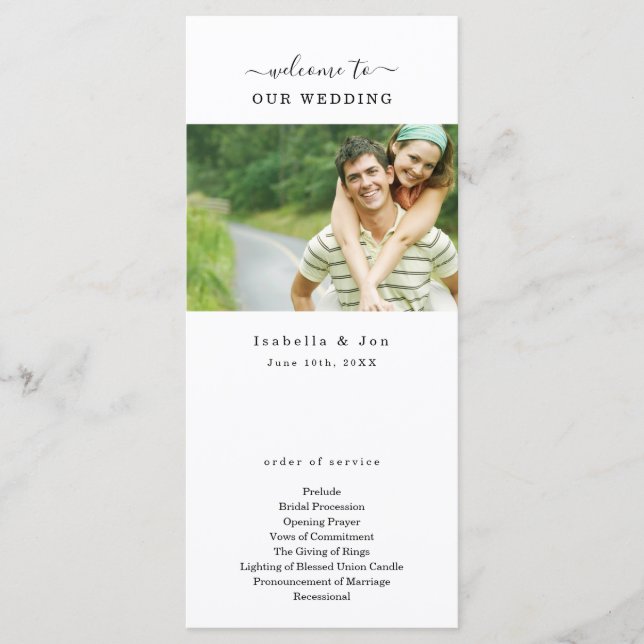 Messe Mariage photo / Ventilateur du programme de  (Devant)