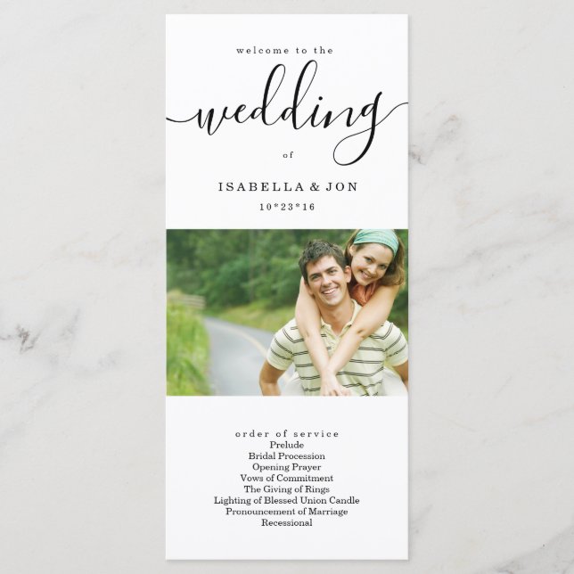 Messe Mariage photo / Ventilateur du programme de  (Devant)