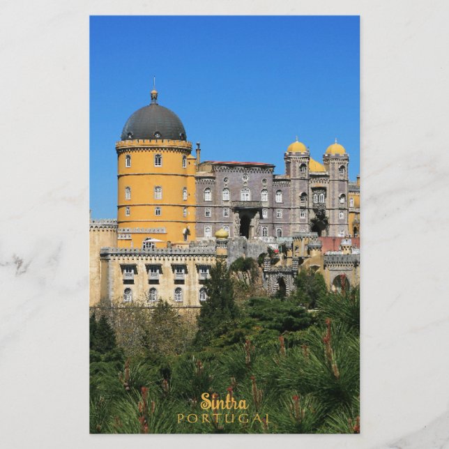 Messe Sintra Palace Foto in Portugal Briefpapier (Vorderseite)