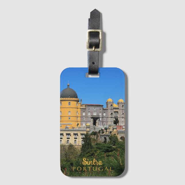 Messe Sintra Palace Foto in Portugal Gepäckanhänger (Vorderseite Vertikal)