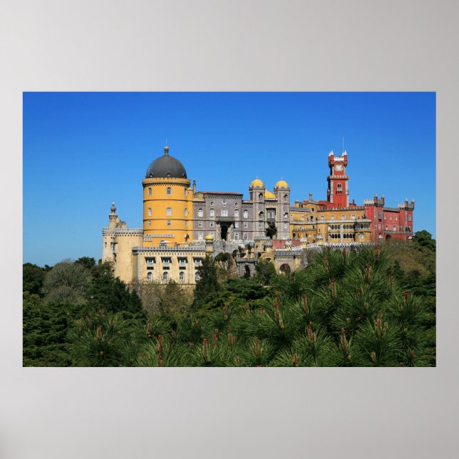 Messe Sintra Palace Foto in Portugal Poster (Vorne)