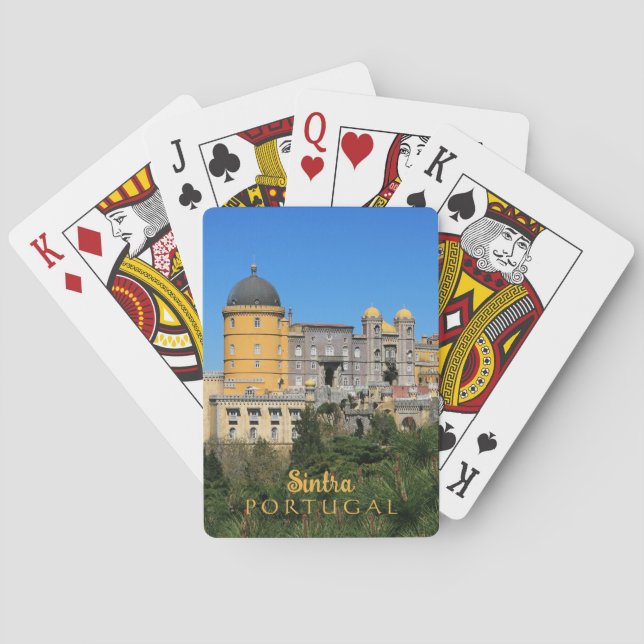 Messe Sintra Palace Foto in Portugal Spielkarten (Rückseite)
