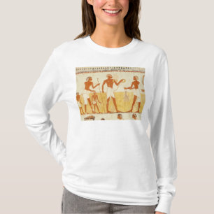 Messen des Landes unter Verwendung des Seils T-Shirt