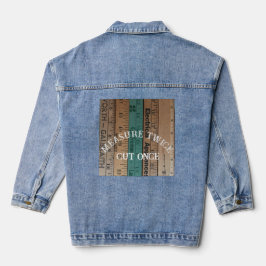 Messen Sie zweimal, schneiden Sie einmal Jean Jack Jeansjacke