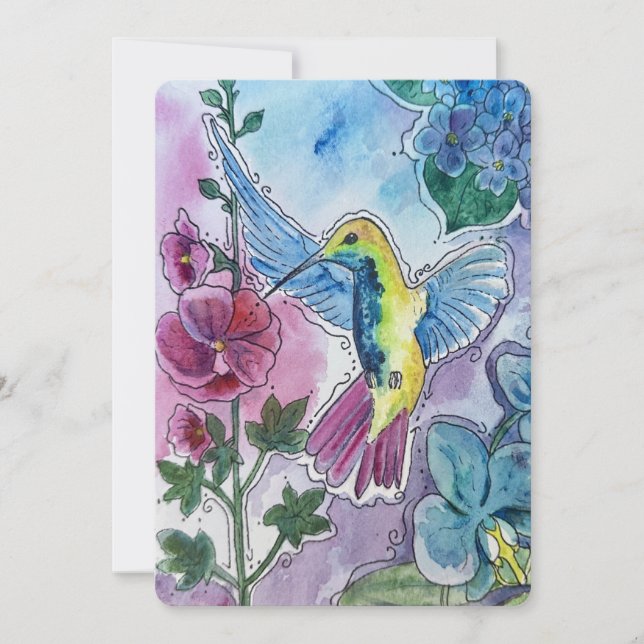 Messenger of Joy Feiertagskarte (Vorderseite)