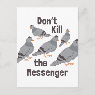 Messenger Pigeon Postkarte