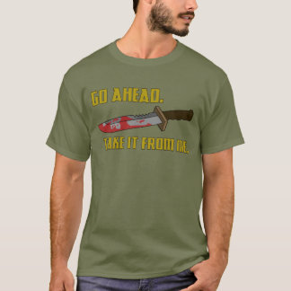 Messer durch Brock T-Shirt