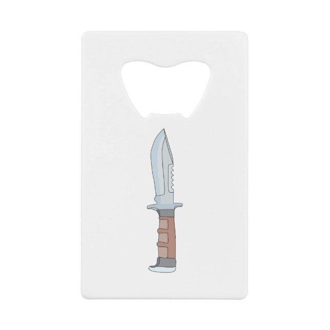 Messer Geldbeutel Flaschenöffner (Vorderseite)