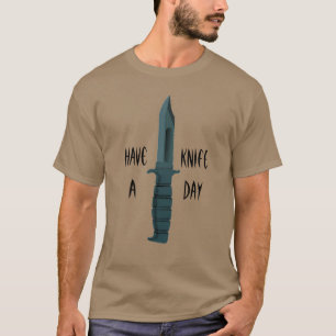 Messer haben einen Messer Day Stab im hinteren T - T-Shirt