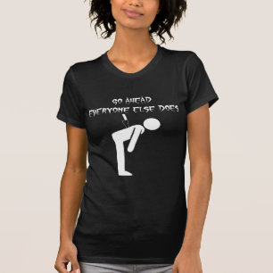 Messer in der Rücken gehen nach vorne, jeder ande T-Shirt