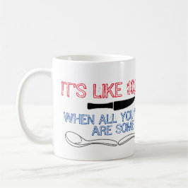 Messer/Löffel-Tasse Kaffeetasse