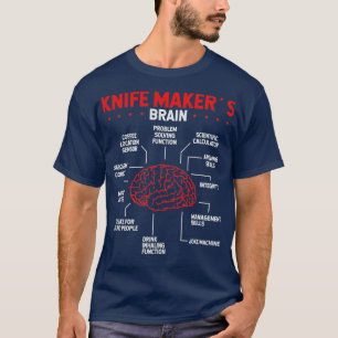 Messer machen Klingen Schmied Messer sammeln T T-Shirt