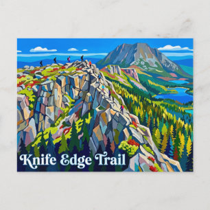 Messer-Schneide-Trail USA Postkarte