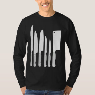 Messer-Set Küchenwerkzeuge Gadget T-Shirt