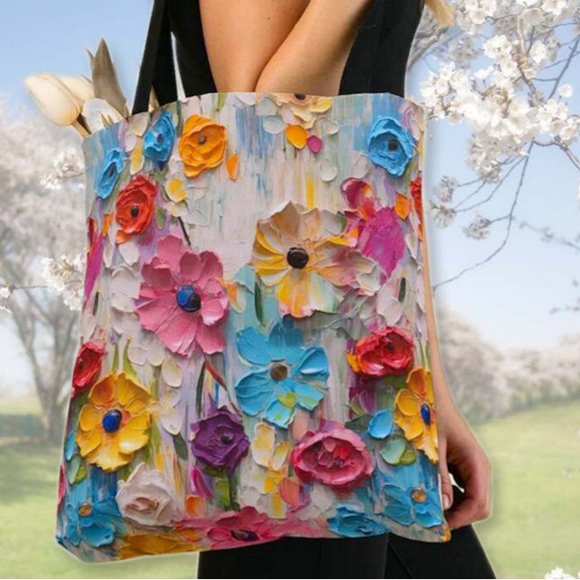 Messerlackierte Blume Tasche (Von Creator hochgeladen)
