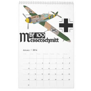 Messerschmitt Bf 109 Luftwaffe Kalender